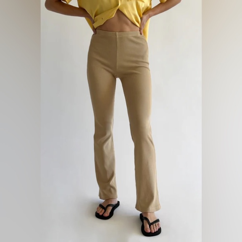 donni. rib pants Size M in Color Sand